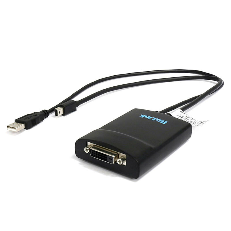 mDP+USB 轉 DL-DVI (主動式) 330MHz