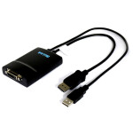DP+USB 轉 DL-DVI (主動式) 330MHz